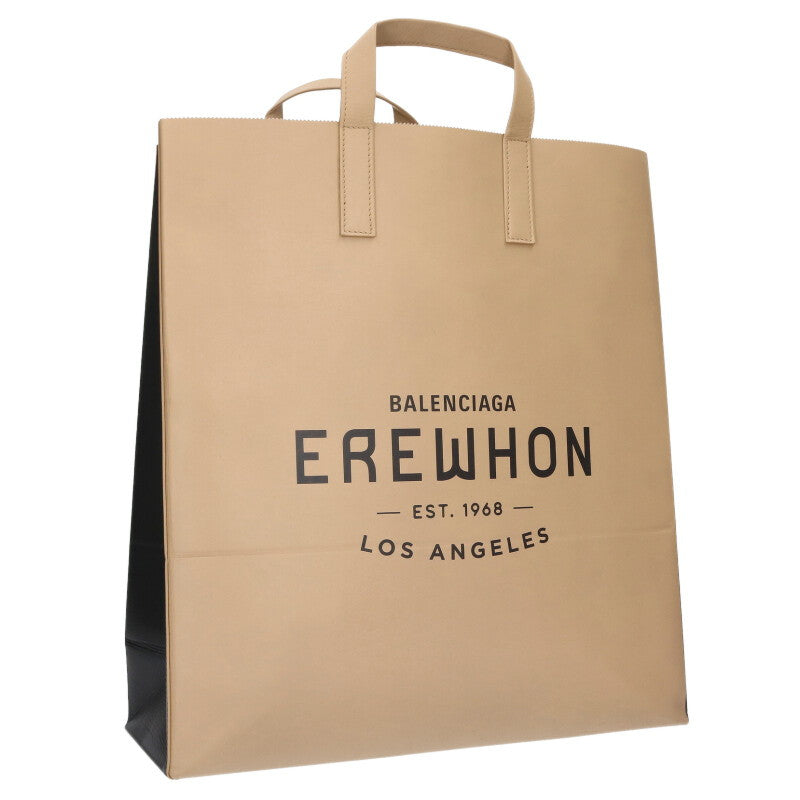 BALENCIAGA Erewhon LA Shopper Tote Bag Beige Size ONE SIZE