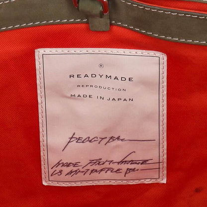 READYMADE Logo Embroidery Vintage Fabric 2-Way Size ONE SIZE