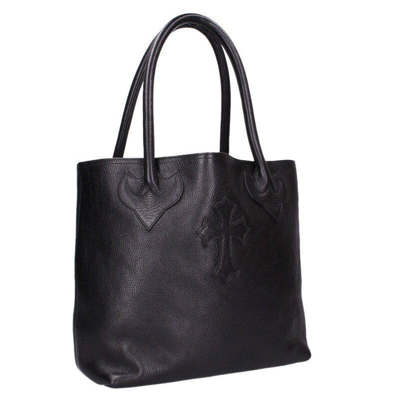 Chrome Hearts FS Tote Cross Patch Leather Bag Size ONE SIZE