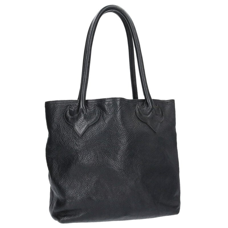 Chrome Hearts FS Tote Cross Patch Leather Bag Size ONE Black