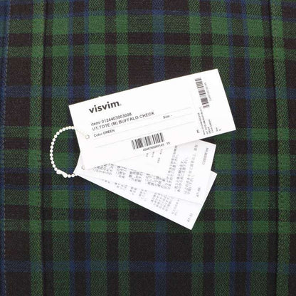 VISVIM 24AW UT.TOTE (M) Buffalo Check Tote Bag Size ONE SIZE