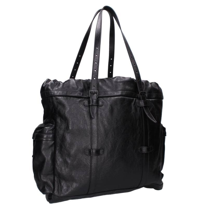 GUCCI Double G Drawstring Tote Bag Black Size ONE SIZE