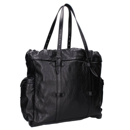 GUCCI Double G Drawstring Tote Bag Black Size ONE SIZE