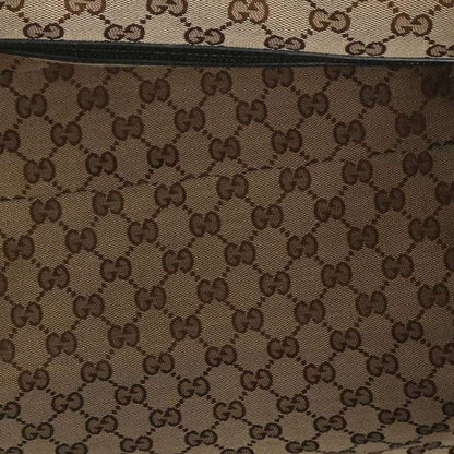GUCCI Double G Drawstring Tote Bag Black Size ONE SIZE