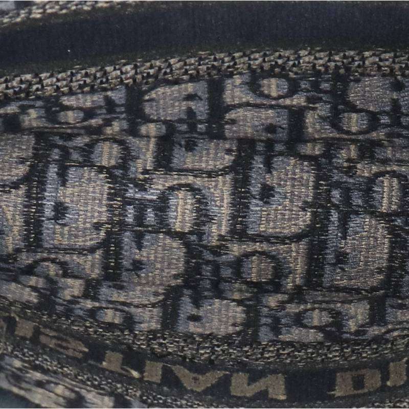 DIOR BOOK TOTE Oblique Jacquard Tote Bag Blue Size ONE SIZE
