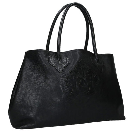 Chrome Hearts 3 Cemetery Leather Tote ONE SIZE Size ONE SIZE