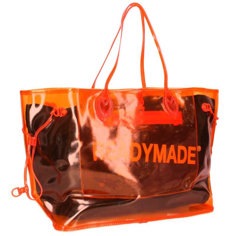 READYMADE Logo Vinyl Roomy Tote Bag Orange Size ONE SIZE