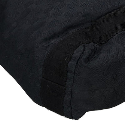 GUCCI GG Pattern Canvas Tote Bag Black Size ONE SIZE