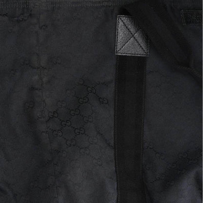 GUCCI GG Pattern Canvas Tote Bag Black Size ONE SIZE