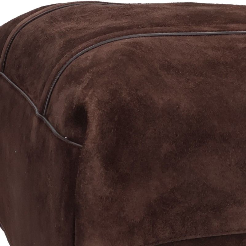 Salvatore Ferragamo Suede Leather Bag Brown Size ONE SIZE