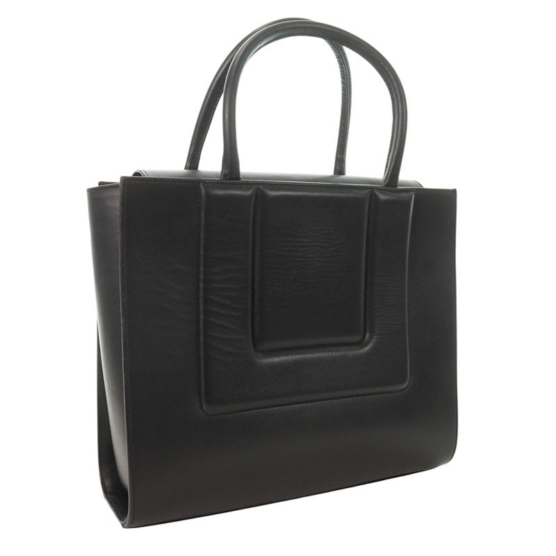 DESTREE Black Leather Tote Bag Size ONE SIZE