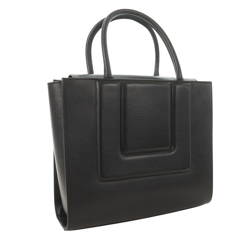 DESTREE Black Leather Tote Bag Size ONE SIZE