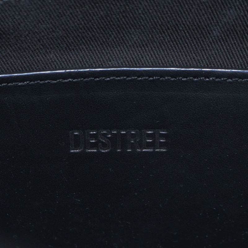 DESTREE Black Leather Tote Bag Size ONE SIZE