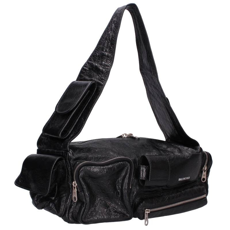 BALENCIAGA SUPERBUSY Logo Sling Small Tote Bag Size ONE SIZE