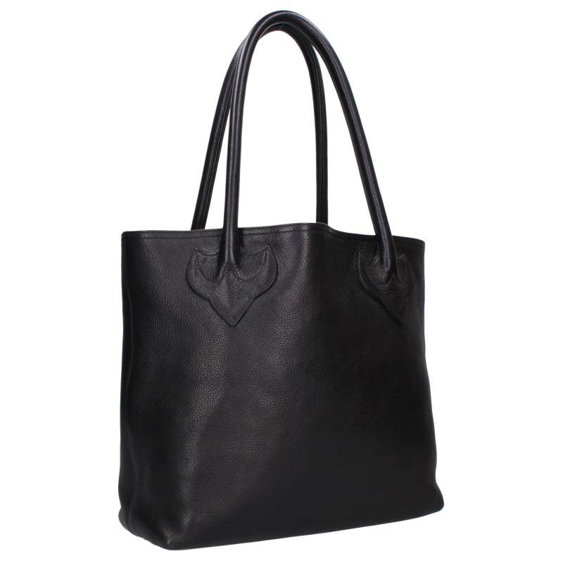 Chrome Hearts FS Tote Leather Bag Black Size ONE SIZE
