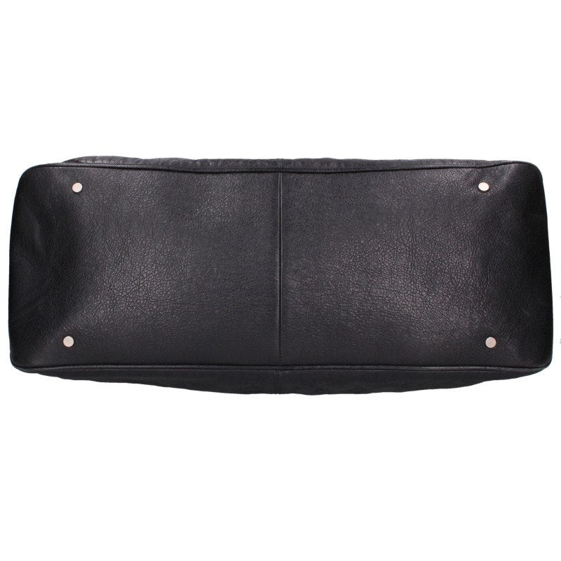 BALENCIAGA 297727 Leather Tote Bag Black Size ONE SIZE