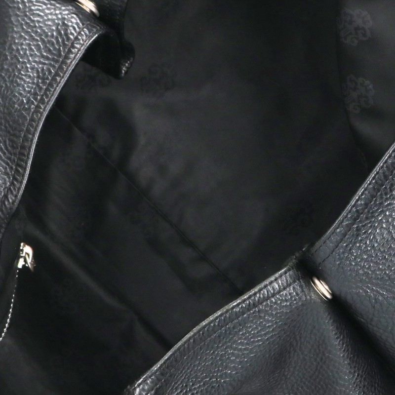Chrome Hearts 3 Cemetery Cross Tote Black Size ONE SIZE