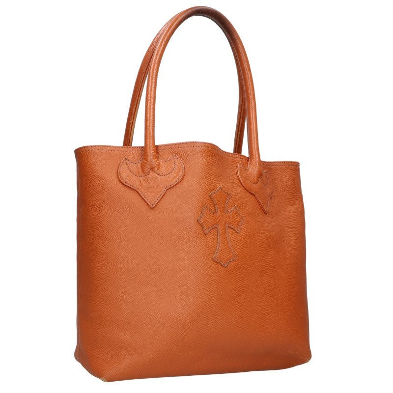 Chrome Hearts FS Tote Cross Patch Bag Brown Size ONE SIZE