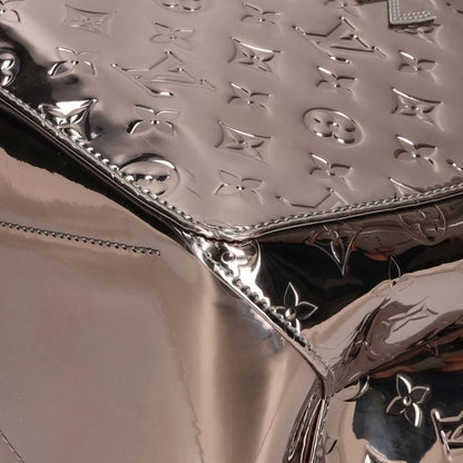 LOUISVUITTON Monogram Shopper Tote Bag Silver Size MM