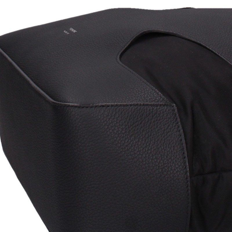 Ferragamo Cut Out Leather Tote Bag Black