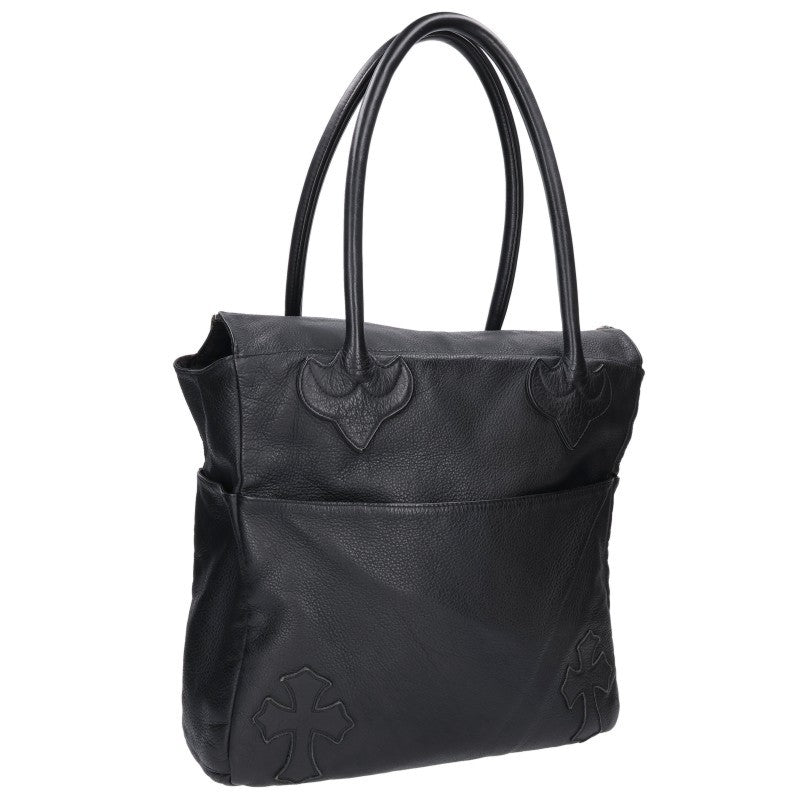 Chrome Hearts TOTE 4POCKET Leather Bag Black Size ONE SIZE
