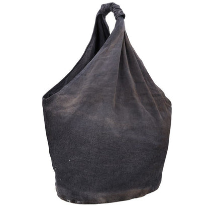 OUR LEGACY Washed Painted Drip Tote Bag Black Size ONE SIZE