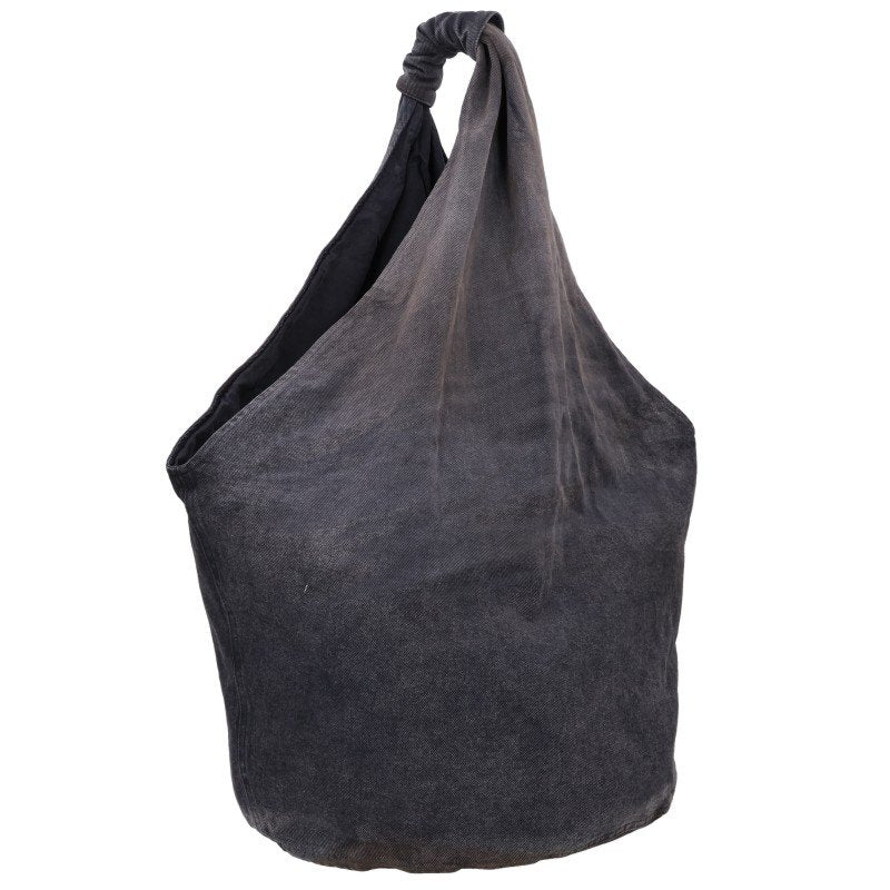 OUR LEGACY Washed Painted Drip Tote Bag Black Size ONE SIZE
