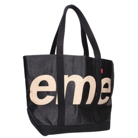 SUPREME 20SS Raffia Tote Bag Black Size ONE SIZE