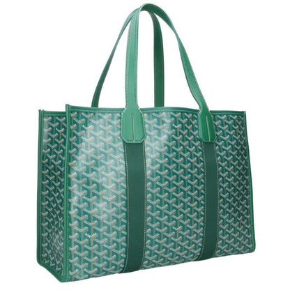 GOYARD Green Villette MM PVC Coated Canvas Tote Bag Size MM