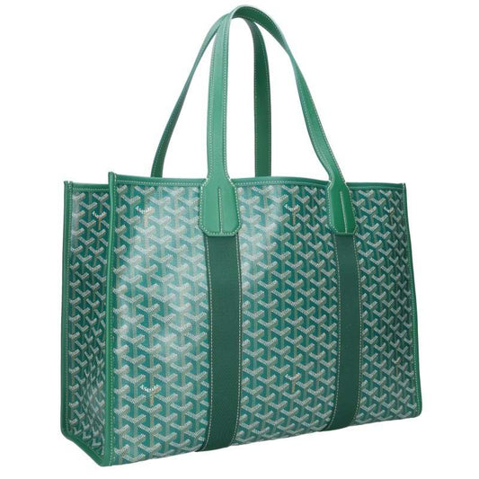 GOYARD Green Villette MM PVC Coated Canvas Tote Bag Size MM