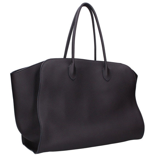THEROW Marlo 17 Black Leather Tote Bag Size 17