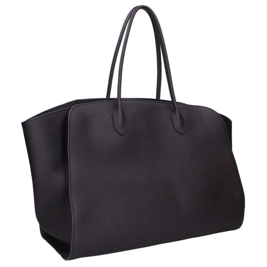 THEROW Marlo 17 Black Leather Tote Bag Size 17
