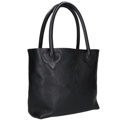 Chrome Hearts FS TOTE Cross-Patch Leather Bag Size ONE Black