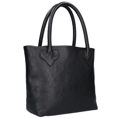Chrome Hearts FS TOTE Cross-Patch Leather Bag Size ONE Black