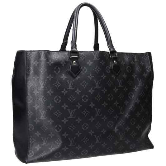 LOUISVUITTON Grand Sac Monogram Eclipse Tote Bag Black