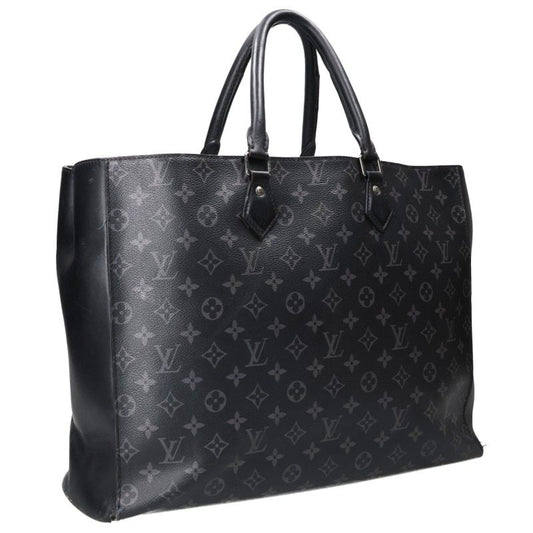 LOUISVUITTON Grand Sac Monogram Eclipse Tote Bag Black