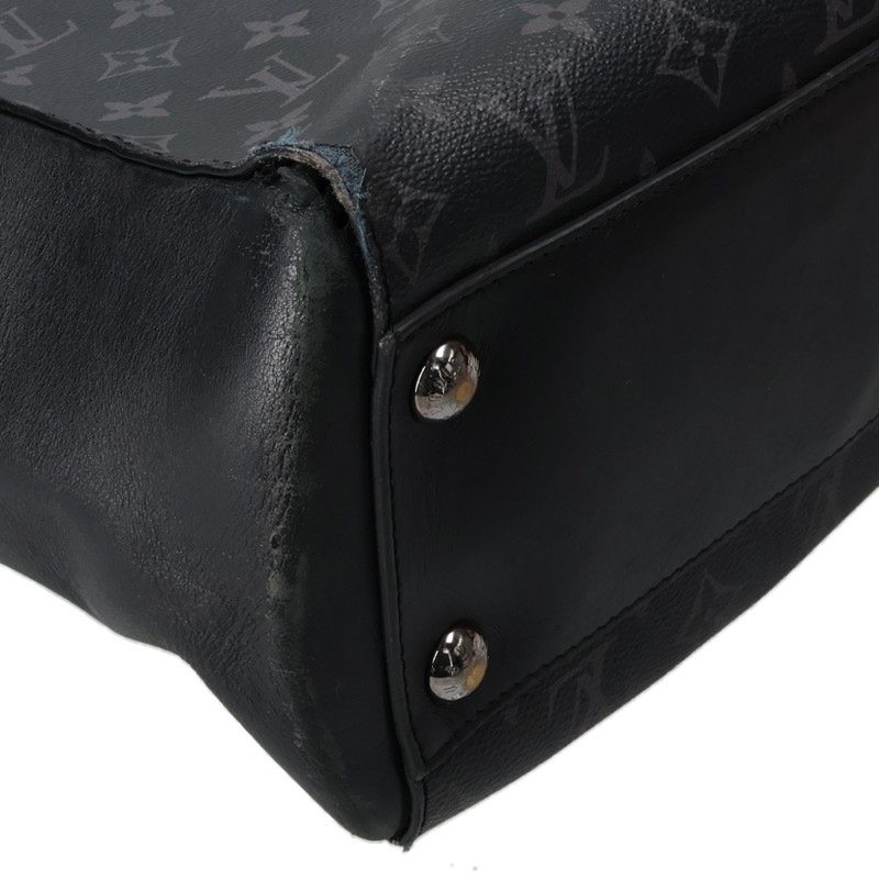 LOUISVUITTON Grand Sac Monogram Eclipse Tote Bag Black