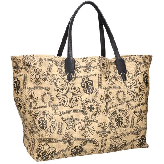 Chrome Hearts Multi Logo Print Straw Bag Multi Size ONE SIZE