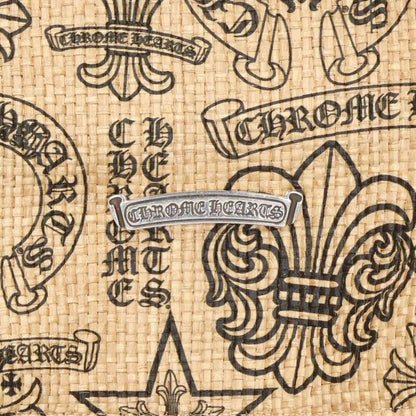 Chrome Hearts Multi Logo Print Straw Bag Multi Size ONE SIZE