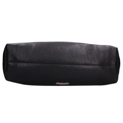 Chrome Hearts 3 Cemetery Leather Tote Bag Black