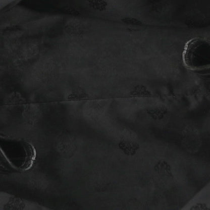 Chrome Hearts 3 Cemetery Cross Leather Tote Bag