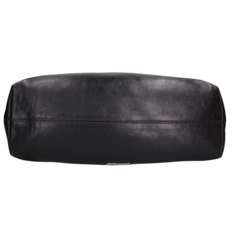 Chrome Hearts 3 Cemetery Cross Leather Tote Bag