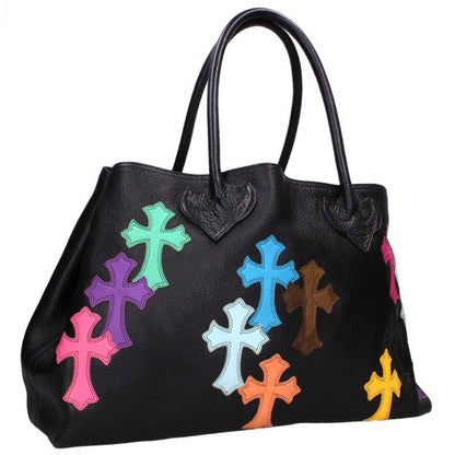 Chrome Hearts Multi Patch Snap Tote Bag