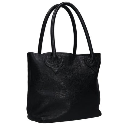 Chrome Hearts FS Tote Cross Patch Leather Bag Black/Silver