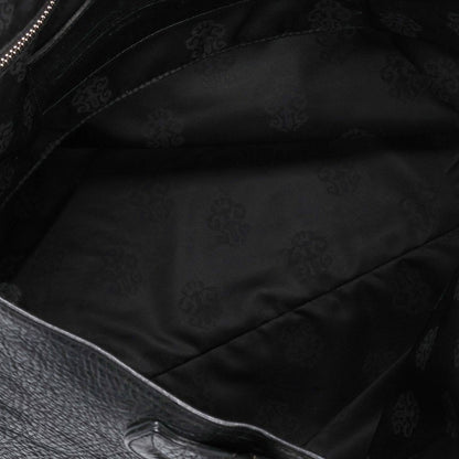 Chrome Hearts FS Tote Cross Patch Leather Bag Black/Silver