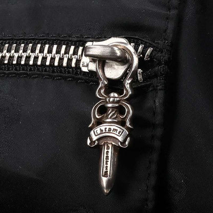 Chrome Hearts FS Tote Cross Patch Leather Bag Black/Silver