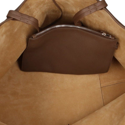 THEROW XL PARK Leather Tote Bag Brown Size XL