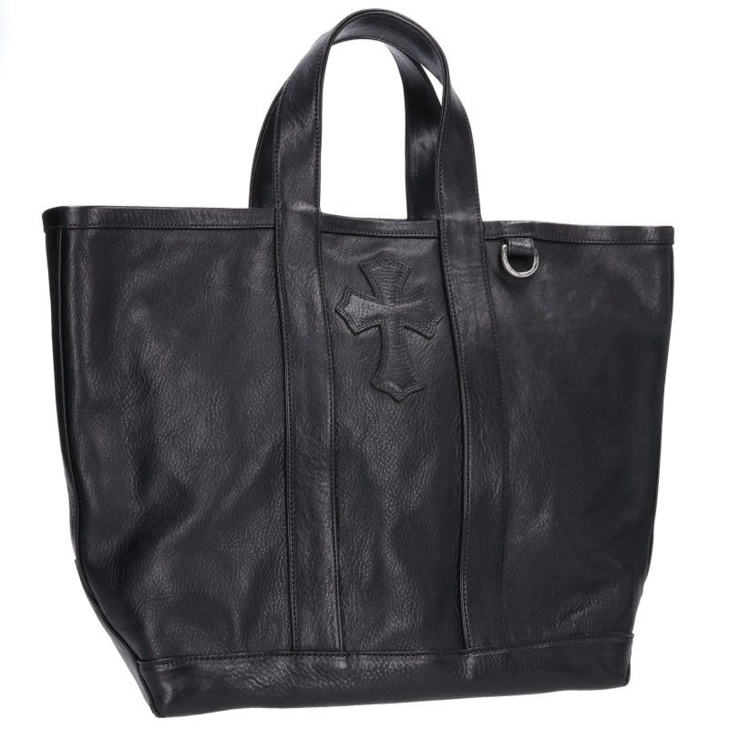 Chrome Hearts LEATHER TOTE BAG Anniversary Cross Patch Bag