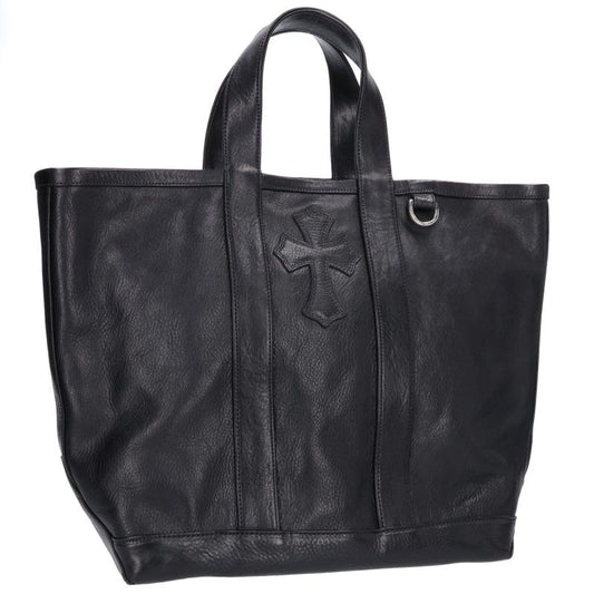 Chrome Hearts LEATHER TOTE BAG Anniversary Cross Patch Bag