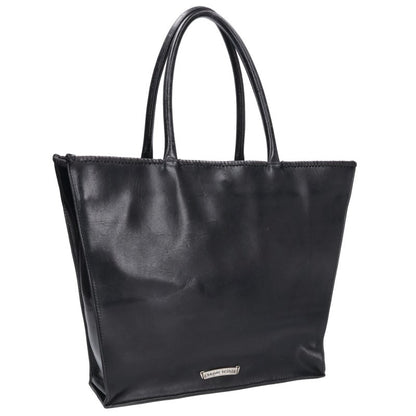 Chrome Hearts Filigree Decorated Leather Tote Bag